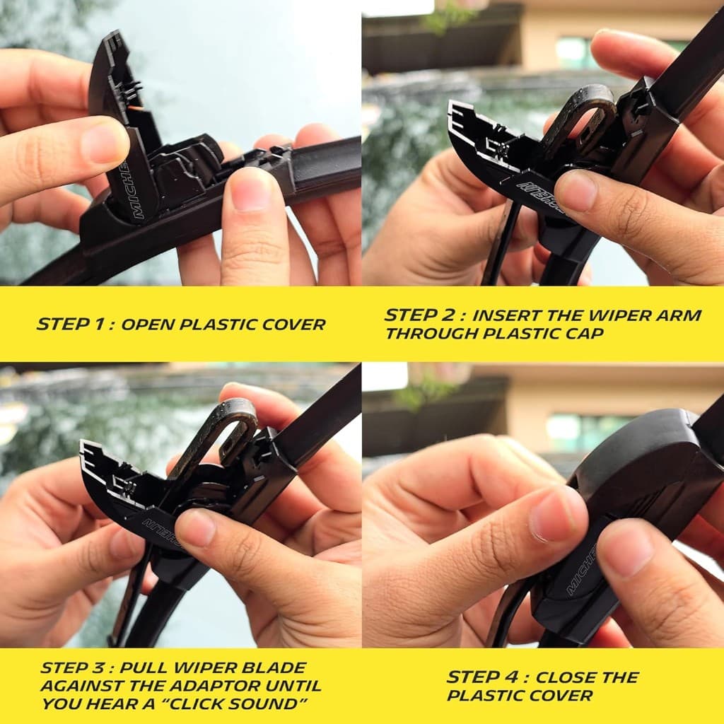 How to install Michelin flat wiper blades at Tyre World Pune